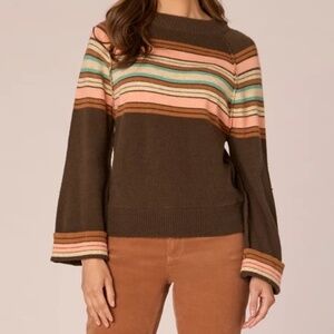 NWT Raw Stitch Striped Sweater